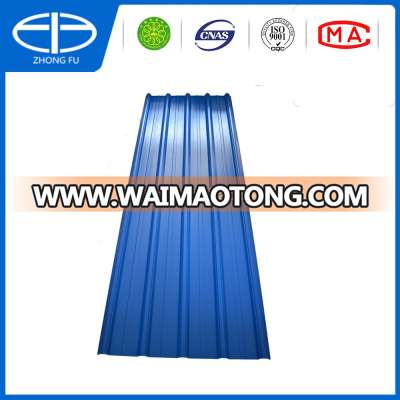 ocean blue thermal and waterproof ASA engineering plastic coated pvc roofing sheets