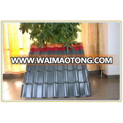 thermal and waterproof ASA engineering plastic coated pvc roofing sheets with charming colors