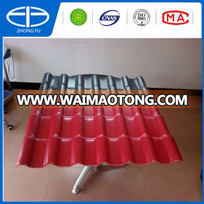 Derby red ASA engineering plastic coated pvc roofing sheets