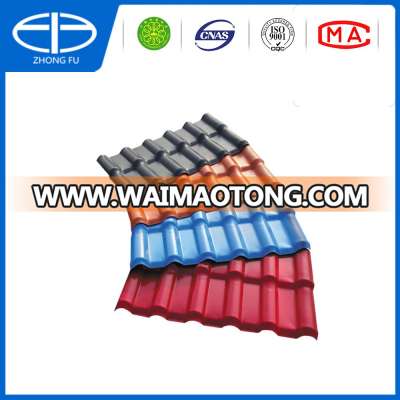 light weight ASA engineering plastic coated pvc roofing sheets with cheap price