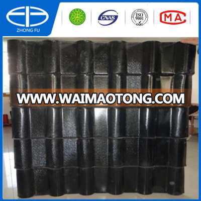 manufacturer ASA plastic roof tiles with grue color