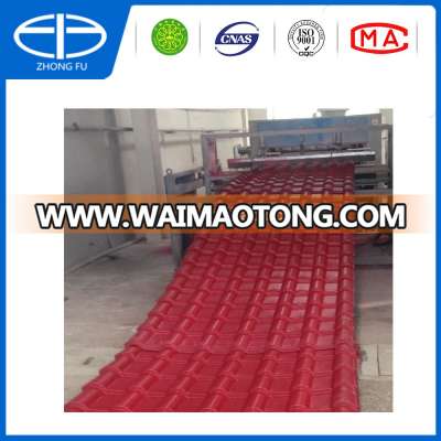 Chinese manufacturer Plastic spanish roof tile/ Synthetic resin spanish roofing sheet/ ASA coating PVC Roofing tile