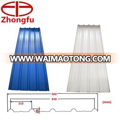 UPVC ASA Coated PVC plastic roof cover /roofing sheet